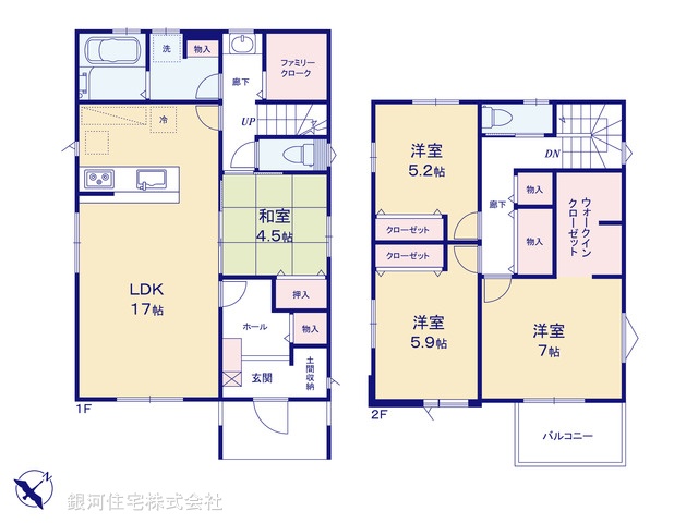 G00392906 埼玉県鴻巣市松原３丁目 新築一戸建て 3780万円【間取図】