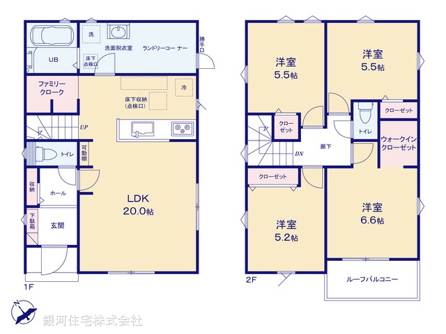 G00393009 千葉県鎌ヶ谷市中佐津間１丁目 新築一戸建て 3199万円【間取図】