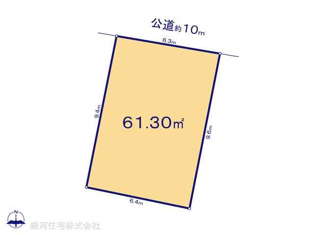 G00393052 埼玉県草加市新善町 土地 1799万円【区画図】