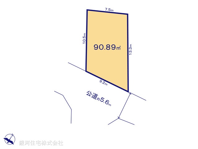 G00393192 千葉県柏市今谷上町 土地 2999万円【区画図】
