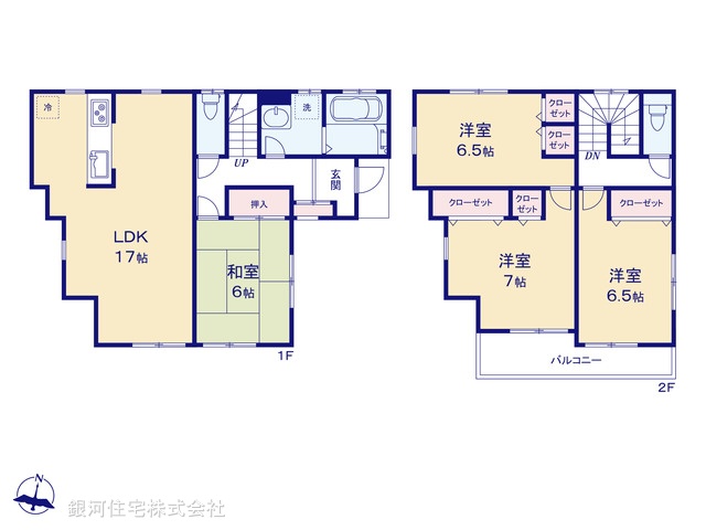 G00393310 千葉県船橋市大穴北４丁目 中古一戸建て 2280万円【間取図】