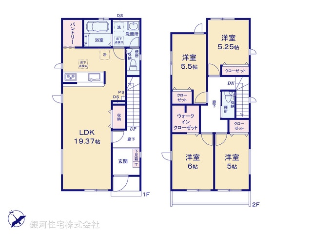 G00393351 東京都町田市小山町 新築一戸建て 4080万円 土地面積152.58m² (約46.15坪) 建物面積105.57m² (約31.93坪) 間取り４ＬＤＫ 築年月2026年05月(築１年以内)【間取図】
