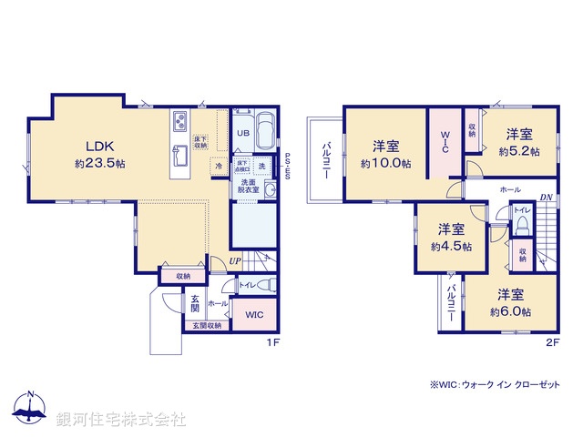 G00393404 神奈川県厚木市三田 新築一戸建て 3999万円【間取図】