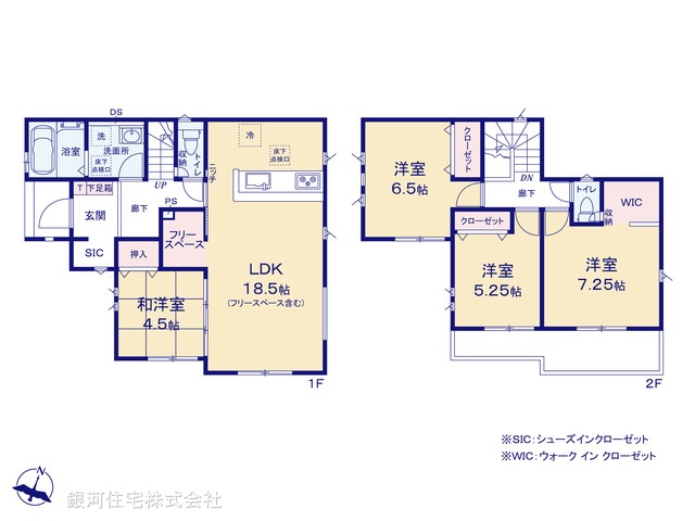 G00393418 千葉県野田市大殿井 新築一戸建て 2990万円【間取図】