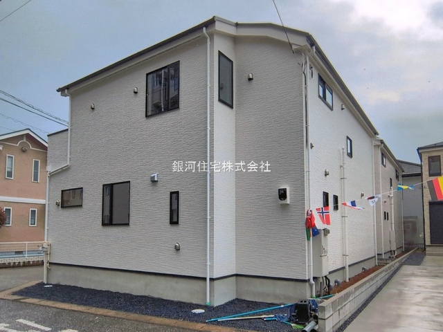 G00393430 千葉県流山市加４丁目 新築一戸建て 5199万円 土地面積117.02m² (約35.39坪) 建物面積111.15m² (約33.62坪) 間取り４ＬＤＫ 築年月2026年07月(築１年以内)【外観6】