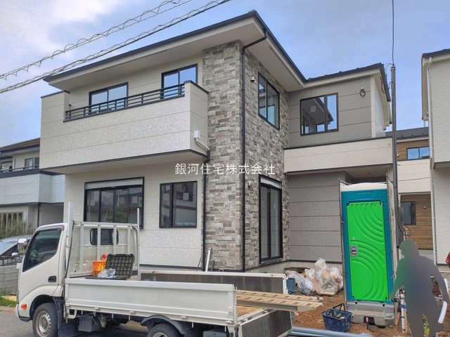 G00393430 千葉県流山市加４丁目 新築一戸建て 5199万円 土地面積117.02m² (約35.39坪) 建物面積111.15m² (約33.62坪) 間取り４ＬＤＫ 築年月2026年07月(築１年以内)【外観15】