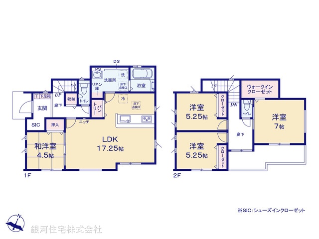 G00393555 千葉県四街道市千代田３丁目 新築一戸建て 3390万円【間取図】