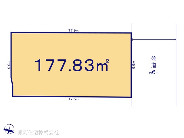 G00393557 千葉県船橋市大穴北１丁目 土地 2550万円【区画図】