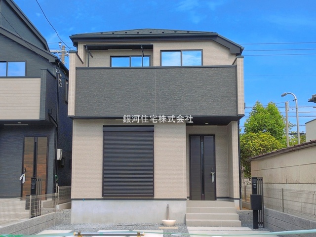 G00393647 千葉県習志野市秋津４丁目 新築一戸建て 4730万円 土地面積109.90m² (約33.24坪) 建物面積95.63m² (約28.92坪) 間取り３ＬＤＫ 築年月2026年04月(築１年以内)【外観10】