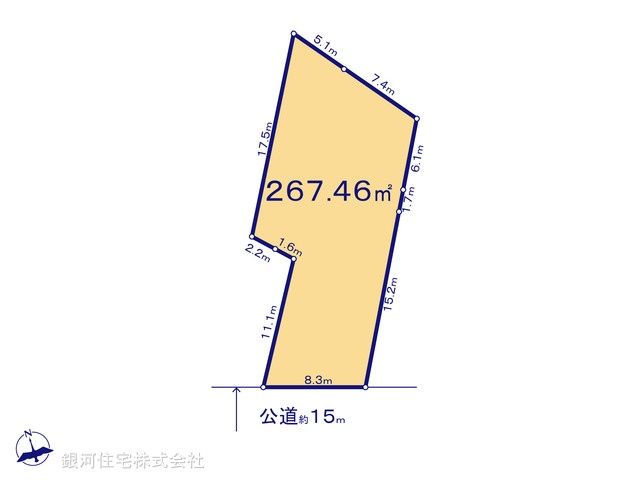G00393724 東京都西多摩郡瑞穂町大字箱根ヶ崎 土地 3200万円【区画図】