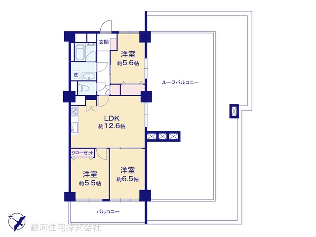 G00393869 東京都調布市国領町１丁目 中古マンション 4280万円【間取図】