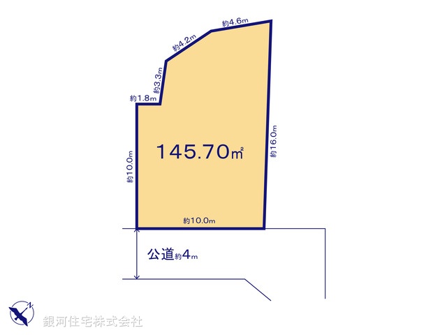 G00393964 神奈川県横須賀市光風台 土地 1790万円【区画図】