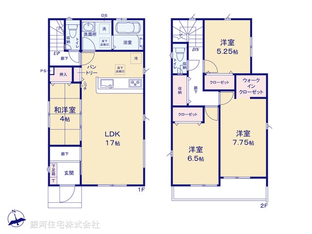 G00394112 千葉県船橋市習志野台２丁目 新築一戸建て 6290万円【間取図】