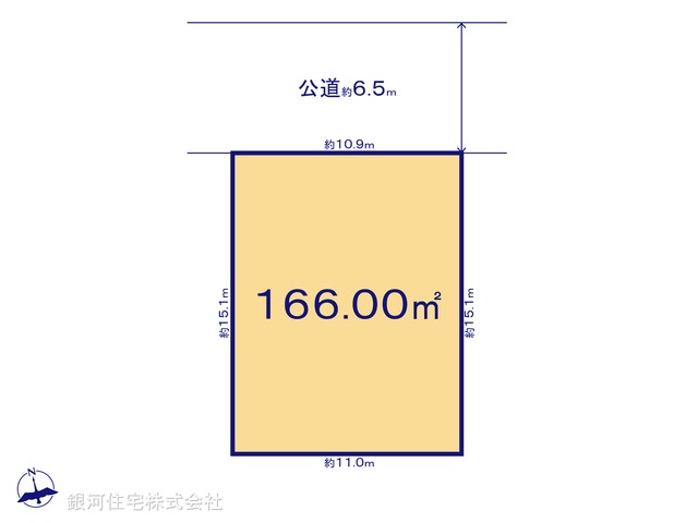 G00394275 神奈川県横浜市青葉区柿の木台 土地 5380万円【区画図】