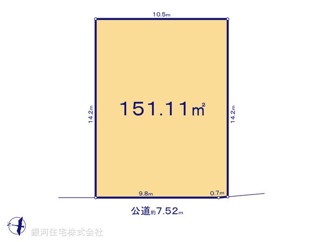G00394620 埼玉県さいたま市岩槻区大字野孫 土地(建築条件付土地) 2090万円【区画図】
