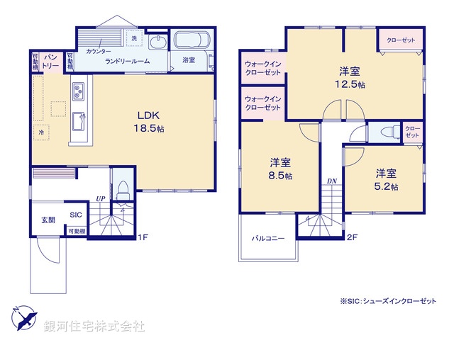 G00394630 千葉県千葉市美浜区磯辺１丁目 新築一戸建て 5598万円【間取図】
