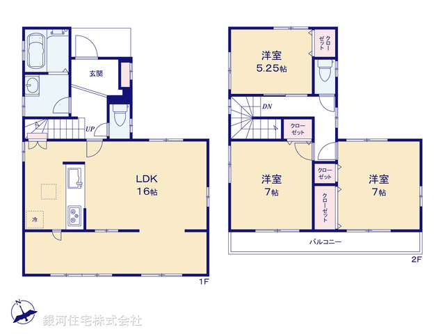 G00394654 千葉県船橋市三山２丁目 中古一戸建て 2180万円【間取図】