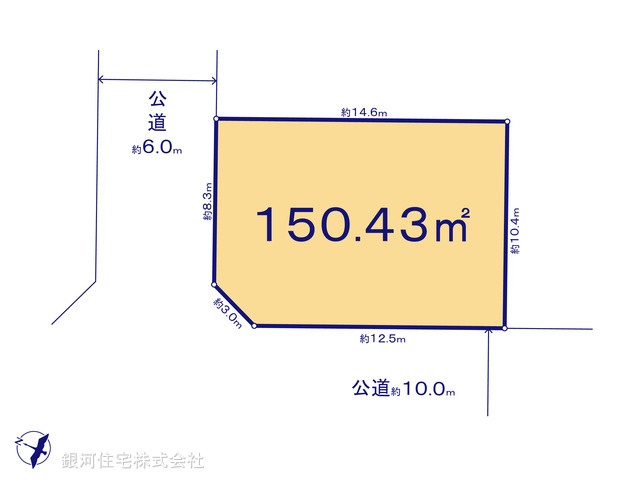 G00394671 神奈川県綾瀬市深谷中２丁目 土地(建築条件付土地) 2780万円【区画図】