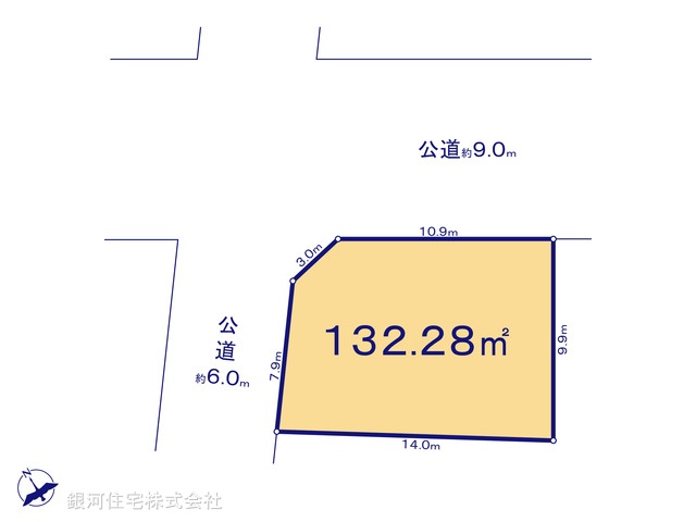 G00394823 埼玉県北本市大字下石戸上 土地 1780万円【区画図】