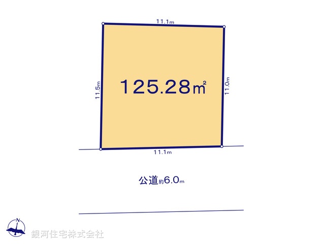 G00394824 埼玉県北本市下石戸５丁目 土地 1680万円【区画図】