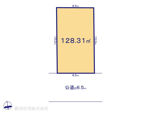 G00394828 東京都立川市幸町５丁目 土地 4780万円【区画図】