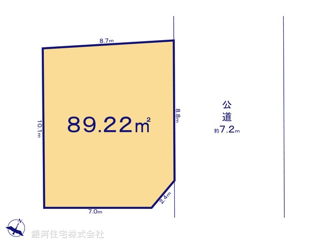 G00394831 埼玉県さいたま市南区文蔵３丁目 土地 5490万円【区画図】