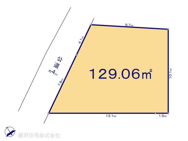 G00394873 千葉県船橋市三山５丁目 土地 1750万円【区画図】