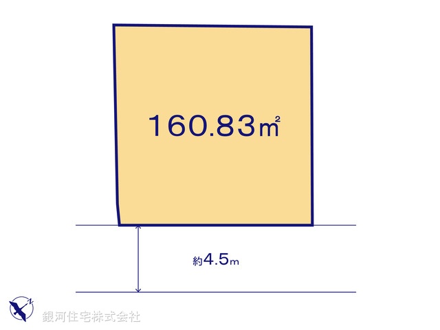 G00394884 神奈川県横浜市港南区日野４丁目 土地 3480万円【区画図】