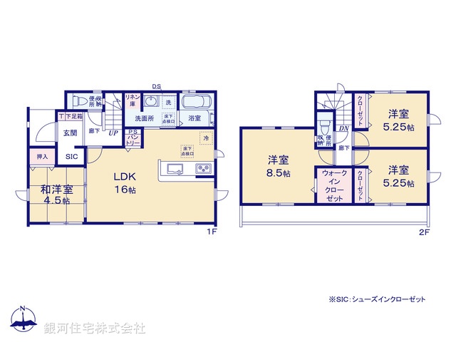 G00394974 千葉県船橋市二和東１丁目 新築一戸建て 3590万円【間取図】