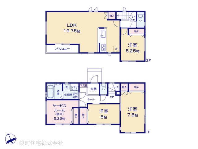 G00394980 神奈川県藤沢市藤沢５丁目 新築一戸建て 4998万円【間取図】