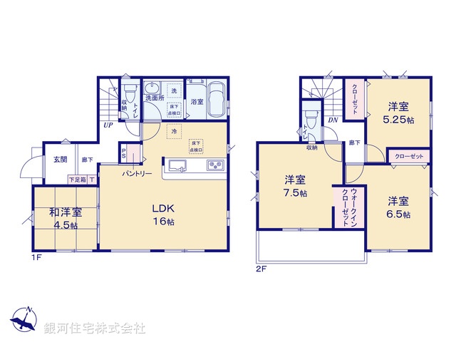 G00394986 千葉県野田市山崎 新築一戸建て 2990万円【間取図】