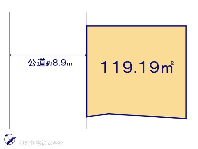 G00395068 神奈川県横須賀市武５丁目 土地 1590万円【区画図】
