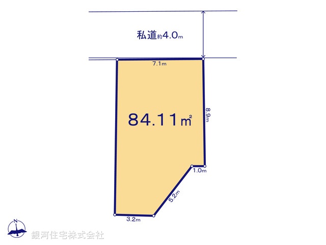 G00395081 東京都練馬区西大泉１丁目 土地 4180万円【区画図】