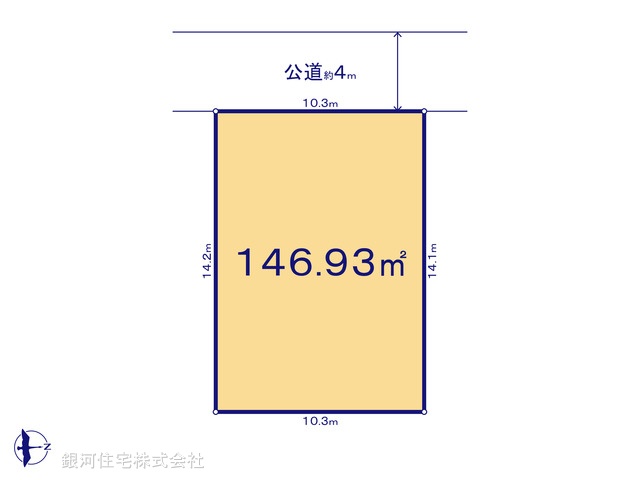 G00395097 埼玉県北葛飾郡杉戸町杉戸１丁目 土地 1550万円【区画図】