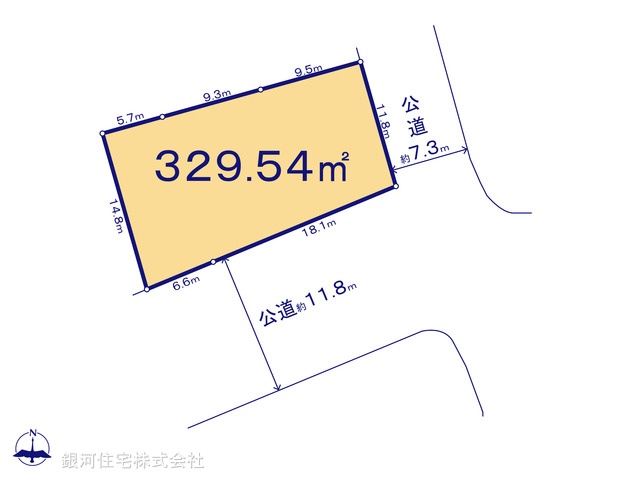 G00395180 埼玉県さいたま市南区文蔵３丁目 土地 1億8000万円【区画図】