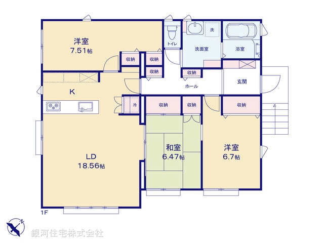G00395200 千葉県浦安市東野３丁目 中古一戸建て 7480万円【間取図】