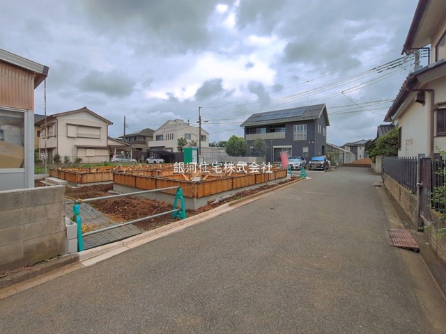 G00395281 千葉県船橋市南三咲２丁目 新築一戸建て 3490万円 土地面積91.27m² (約27.60坪) 建物面積89.84m² (約27.17坪) 間取り３ＬＤＫ 築年月2026年09月【外観8】
