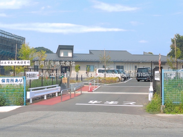 G00395300 埼玉県北本市石戸４丁目 新築一戸建て 3190万円 土地面積124.62m² (約37.69坪) 建物面積107.65m² (約32.56坪) 間取り４ＬＤＫ 築年月2026年10月【周辺環境】北本市立中央保育所