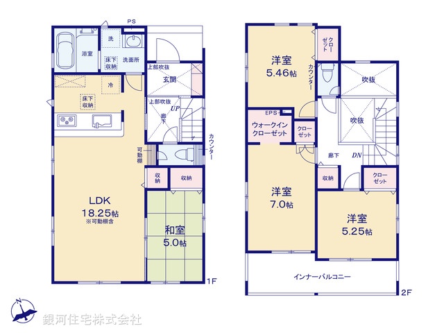 G00395317 東京都町田市忠生３丁目 新築一戸建て 5480万円【間取図】
