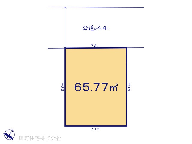 G00395374 東京都葛飾区西新小岩３丁目 土地 5799万円【区画図】