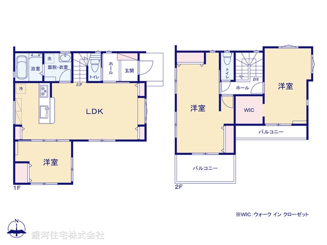 G00395741 埼玉県川越市大字笠幡 中古一戸建て 3480万円【間取図】