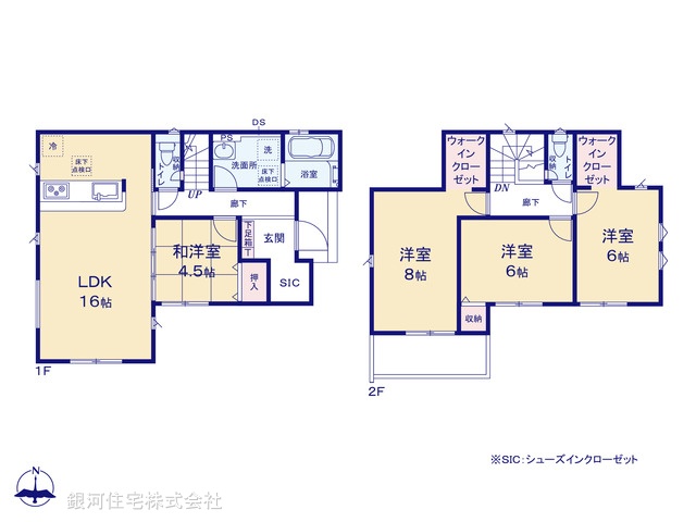 G00395752 千葉県松戸市松飛台 新築一戸建て 4690万円【間取図】