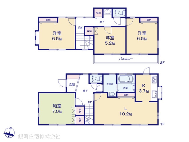 G00395773 埼玉県入間市大字上藤沢 中古一戸建て 1780万円【間取図】