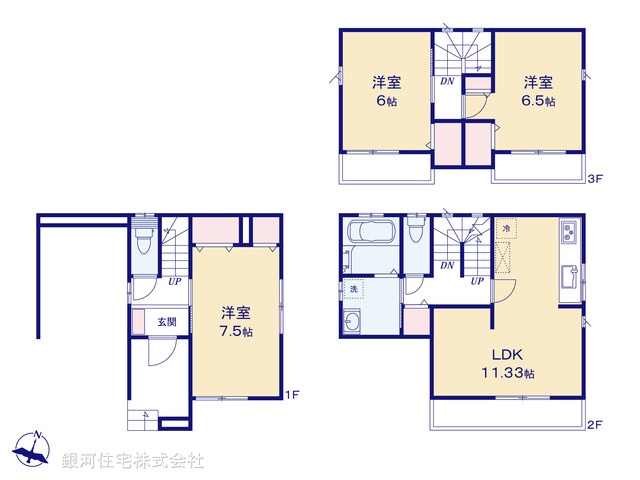 G00395790 埼玉県川口市大字東本郷 中古一戸建て 2699万円【間取図】
