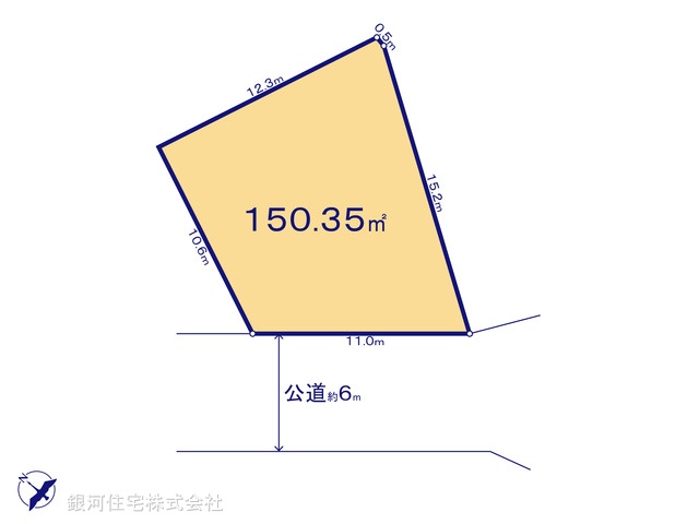G00395889 東京都八王子市石川町 土地 3098万円【区画図】