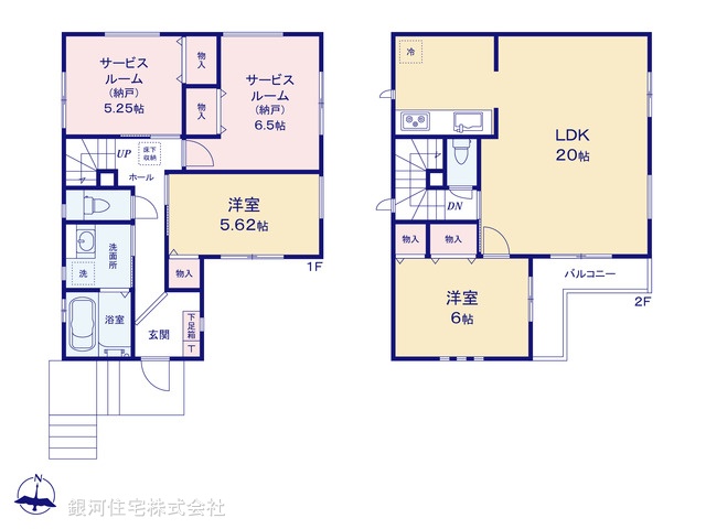 G00395906 千葉県千葉市若葉区若松町 新築一戸建て 3298万円【間取図】