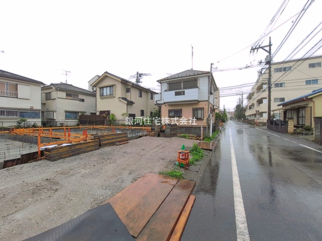 G00395930 東京都青梅市河辺町６丁目 新築一戸建て 4280万円 土地面積128.85m² (約38.97坪) 建物面積94.76m² (約28.66坪) 間取り４ＬＤＫ 築年月2026年10月【外観12】