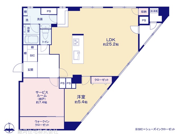 G00395956 東京都新宿区下落合３丁目 中古マンション 6498万円【間取図】