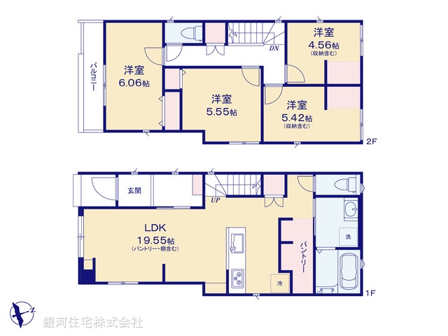 G00395961 埼玉県川口市大字安行原 新築一戸建て 3199万円【間取図】