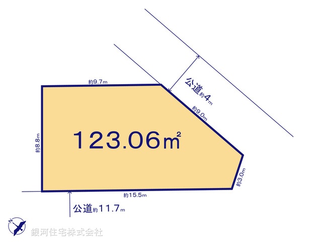 G00396024 埼玉県さいたま市緑区宮本２丁目 土地 2480万円【区画図】